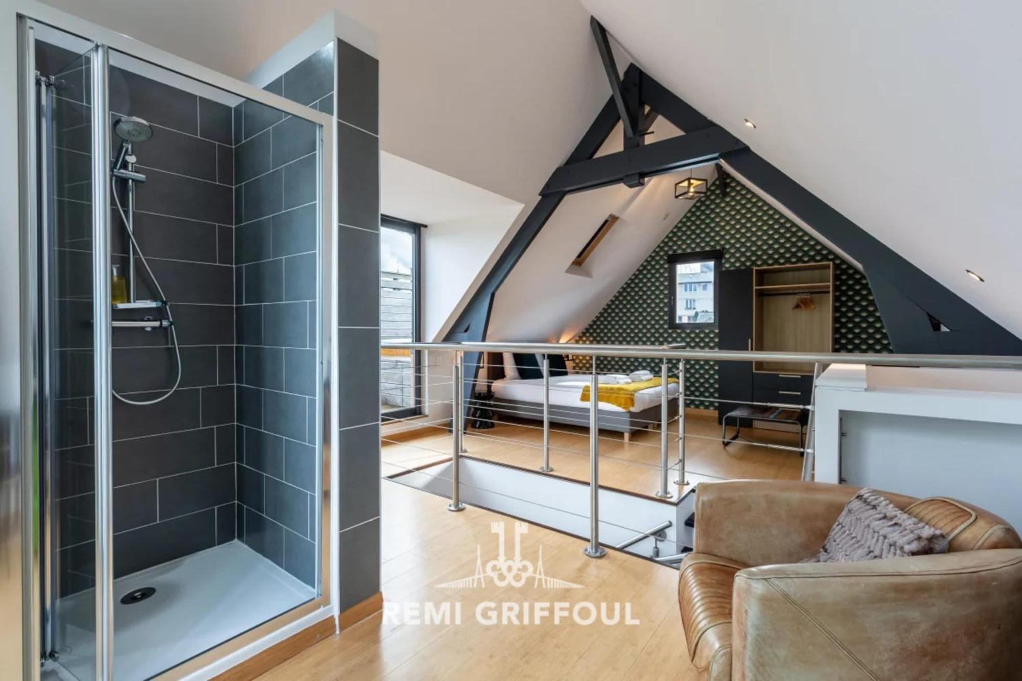 The Cosmopolitan Architect Design Home With Rooftop Jacuzzi 8 Guests Honfleur Luaran gambar